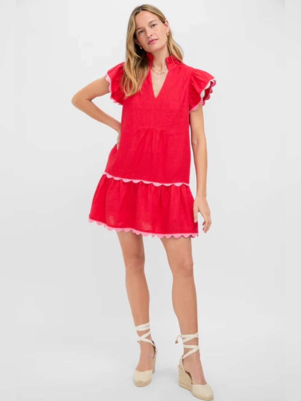 New Tuckernuck Vibrant Pink Relaxed Dress Size Mediu.